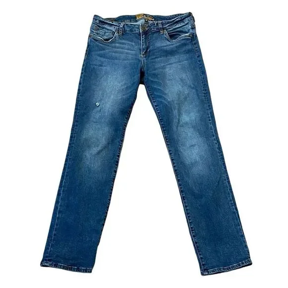 Kut from the Kloth mid rise straight leg jeans 10 - Picture 1 of 10